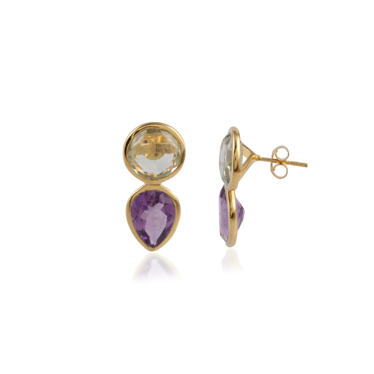 Quan Yin Amethyst Earrings