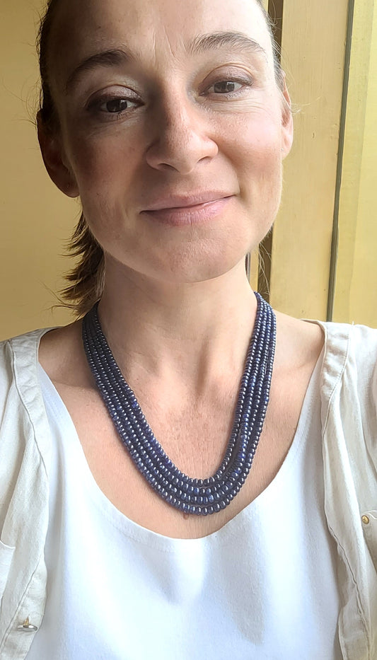 Deep Sapphire Necklace