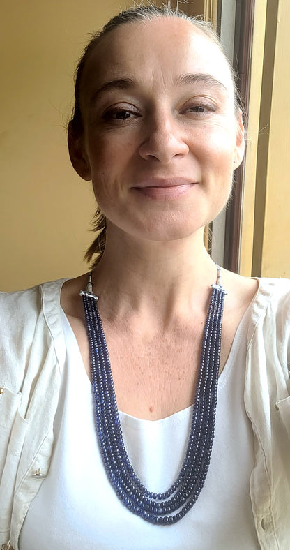 Deep Sapphire Necklace