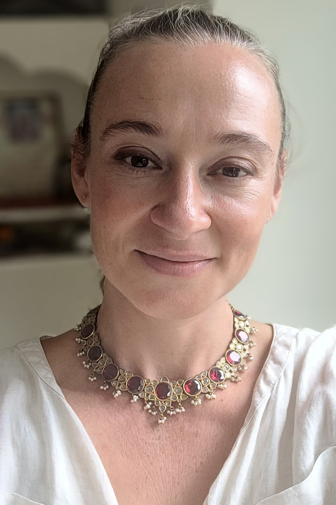 Vintage Mogul Collar Necklace