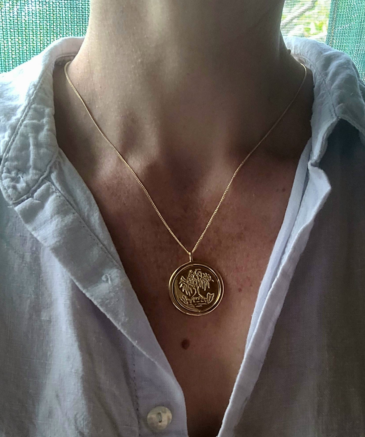 Punahou Hala Tree Medallion