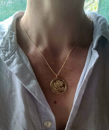 Punahou Hala Tree Medallion