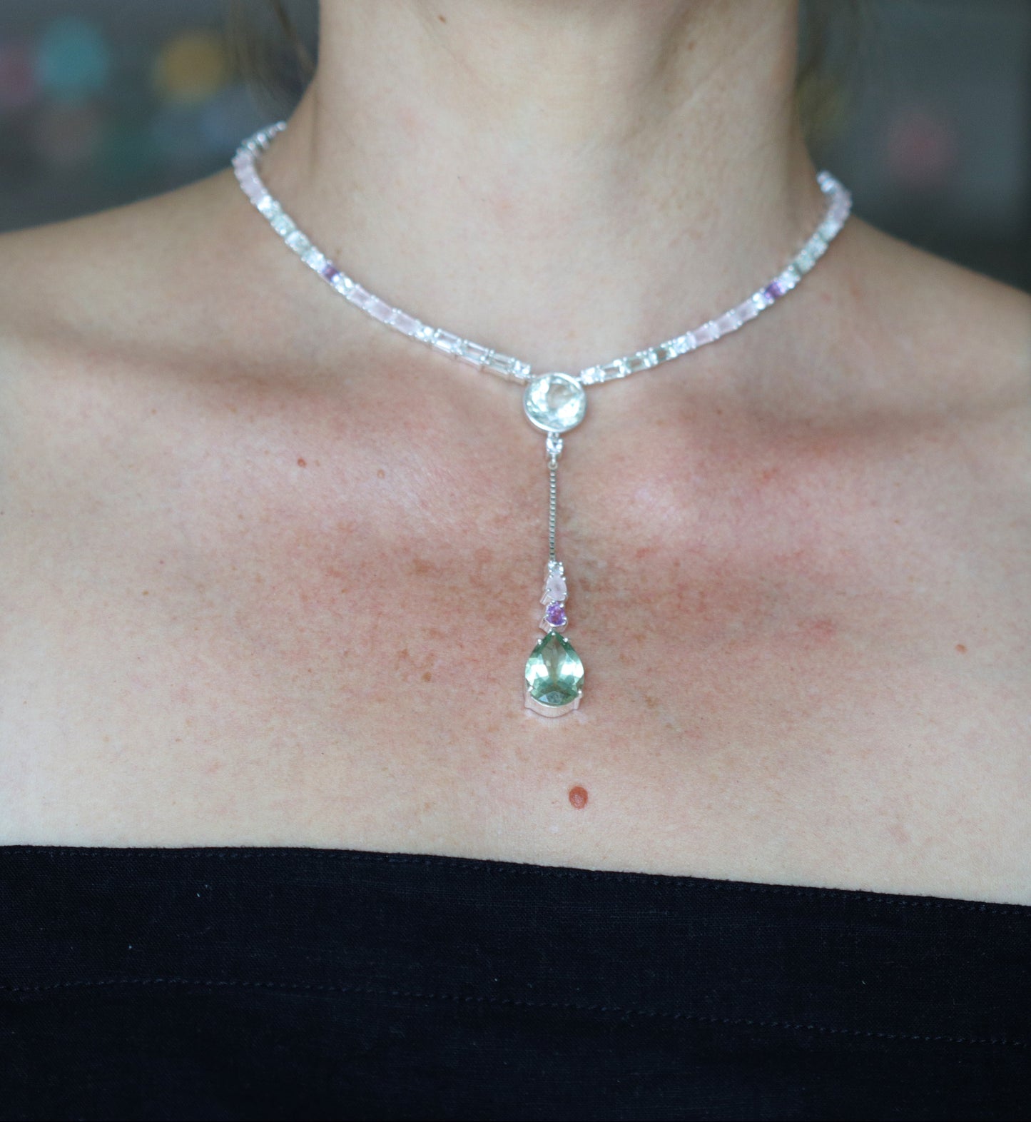 Quan Yin Lariat Necklace