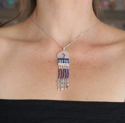 Hokusai Wave Necklace