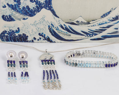Hokusai Jewellery Set