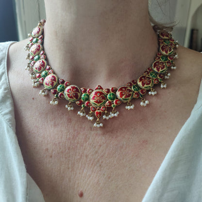 Vintage Mogul Collar Necklace