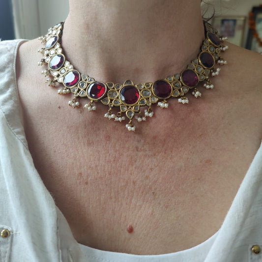Vintage Mogul Collar Necklace