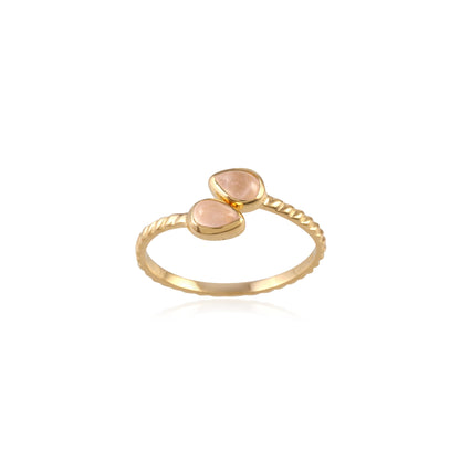 Double Lotus Bud Ring