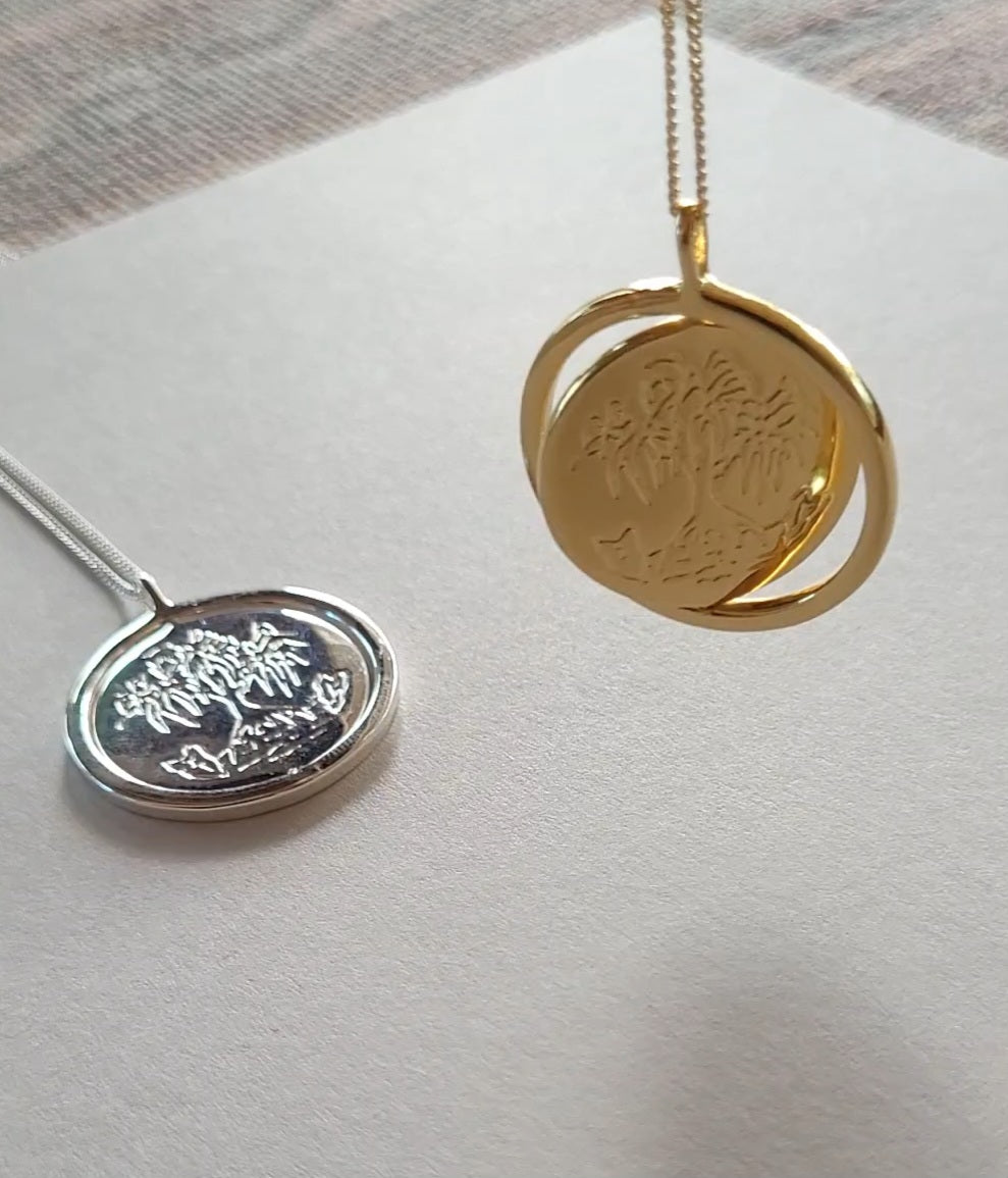 Punahou Hala Tree Medallion