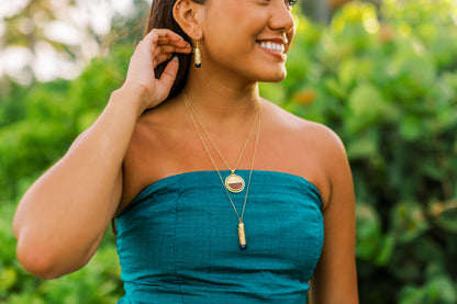 Carnelian Sun Dial Necklace